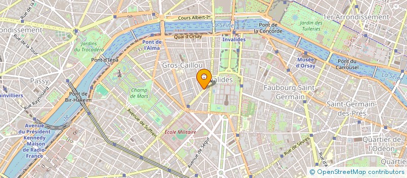localisation de l'entreprise LA MOTHE INVESTISSEMENTS  PARIS