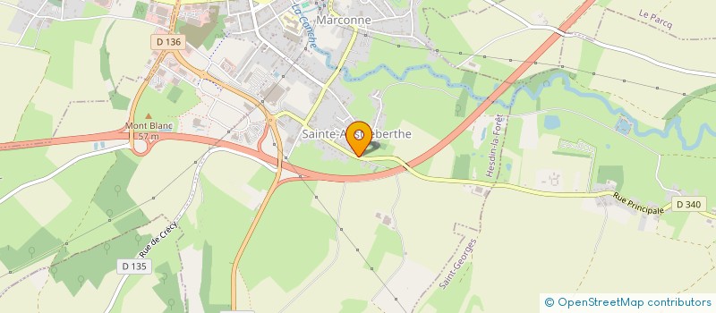 localisation de l'entreprise LA MOTOCULTURE HESDINOISE  HESDIN-LA-FORET