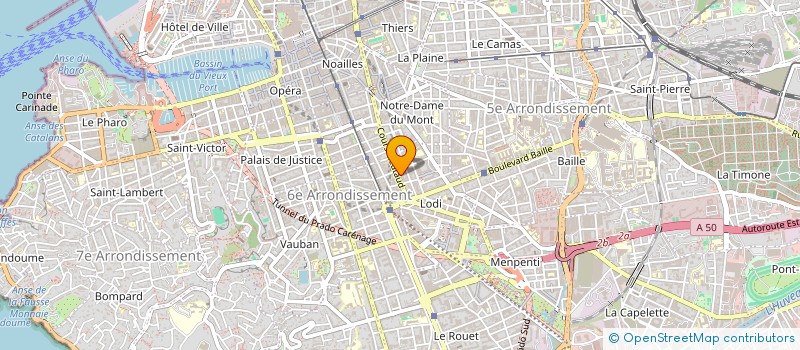 localisation de l'entreprise LA MOTOCULTURE PROVENCALE à MARSEILLE