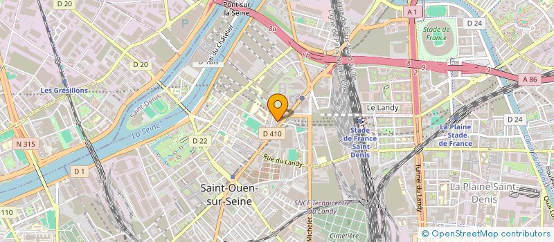 localisation de l'entreprise LA MOTTE à SAINT-DENIS