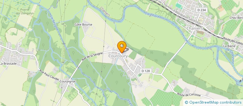 localisation de l'entreprise LA MOTTE  COURCOURY