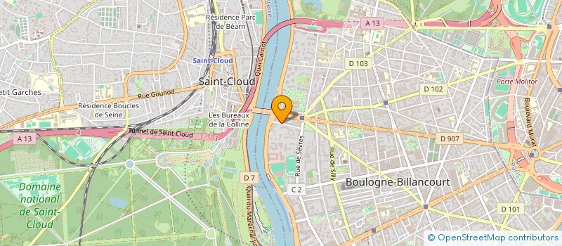 localisation de l'entreprise LA MOTTE à BOULOGNE-BILLANCOURT