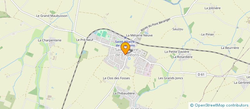 localisation de l'entreprise LA MOTTE AUX COCHONS à SAINT-HILAIRE-DE-CHALEONS