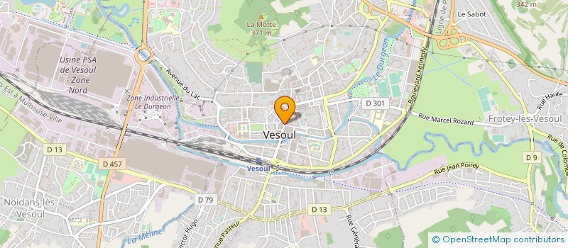 localisation de l'entreprise LA MOTTE DES ANGES à VESOUL