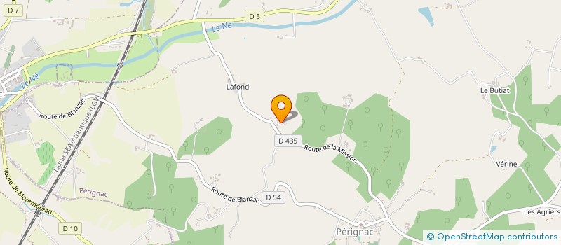 localisation de l'entreprise LA MOTTE ENERGIE à PERIGNAC