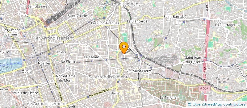localisation de l'entreprise LA MOTTE SAINT PIERRE IMMOBILIER à MARSEILLE