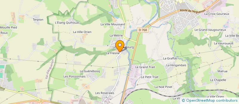 localisation de l'entreprise LA MOTTE TREGOUET  CORSEUL