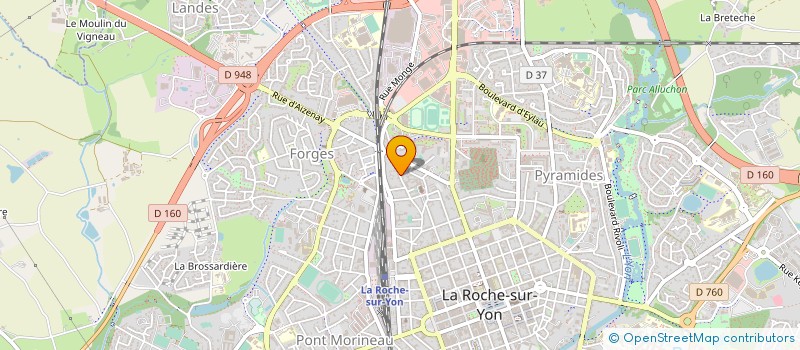 localisation de l'entreprise LA MOUCHE à LA ROCHE-SUR-YON