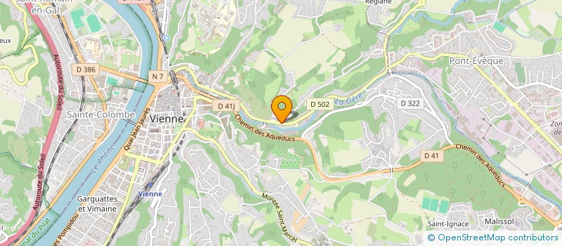 localisation de l'entreprise LA MOUCHE TESS TESS  VIENNE