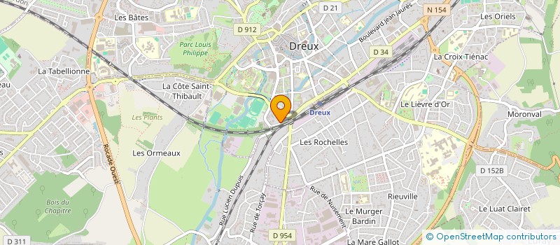 localisation de l'entreprise LA MOUETTE à DREUX