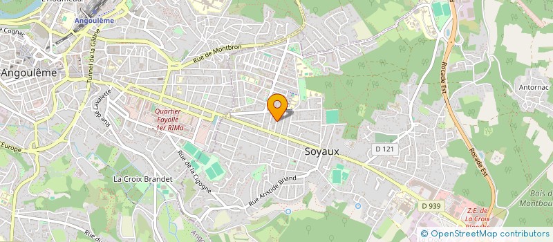 localisation de l'entreprise LA MOUETTE GOURMANDE à SOYAUX