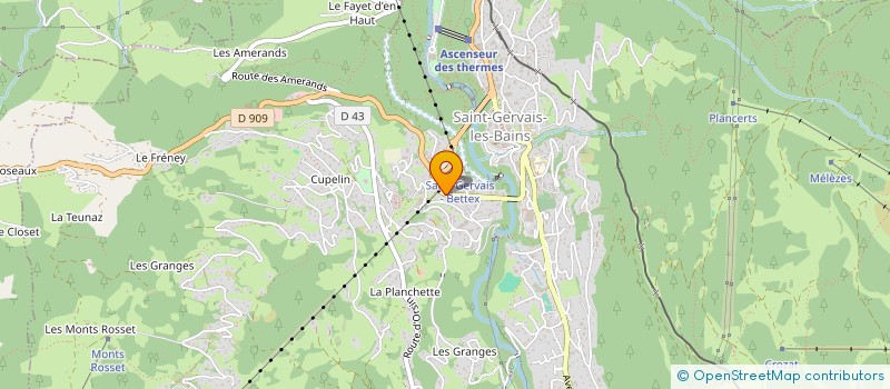 localisation de l'entreprise LA MOUFLE  SAINT-GERVAIS-LES-BAINS