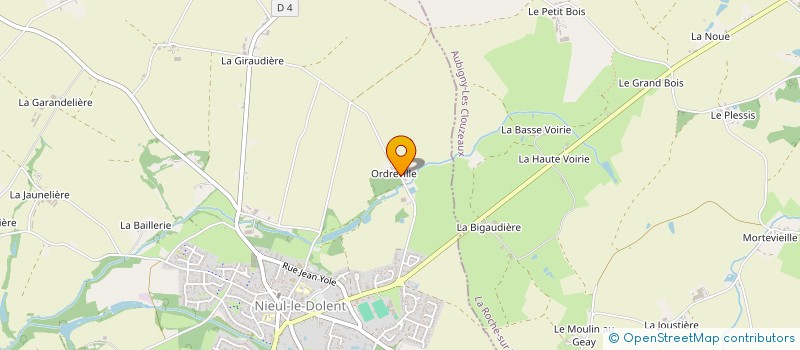 localisation de l'entreprise LA MOULE  NIEUL-LE-DOLENT