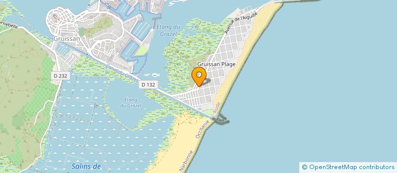 localisation de l'entreprise LA MOULE GRUISSANNAISE  GRUISSAN