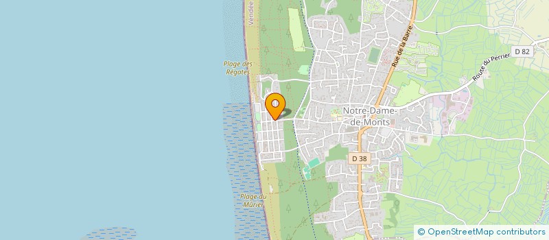 localisation de l'entreprise LA MOULERIE  NOTRE-DAME-DE-MONTS