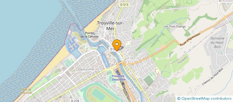 localisation de l'entreprise LA MOULERIE à TROUVILLE-SUR-MER
