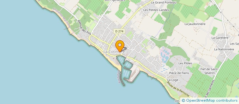 localisation de l'entreprise LA MOULERIE à SAINT PIERRE D'OLERON