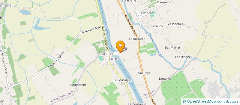 localisation de l'entreprise LA MOULETTE  VILLEMADE