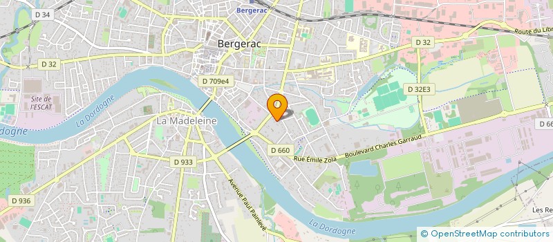localisation de l'entreprise LA MOULINE à BERGERAC