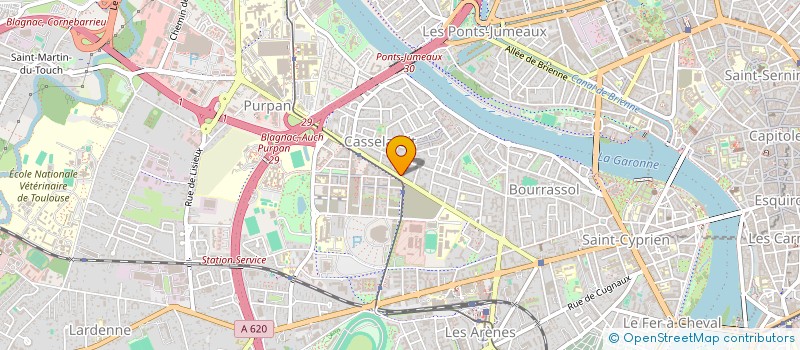 localisation de l'entreprise LA MOULINE à TOULOUSE