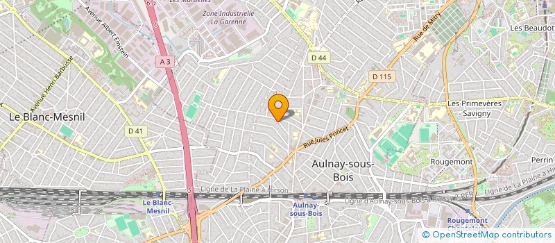 localisation de l'entreprise LA MOUNE à AULNAY-SOUS-BOIS
