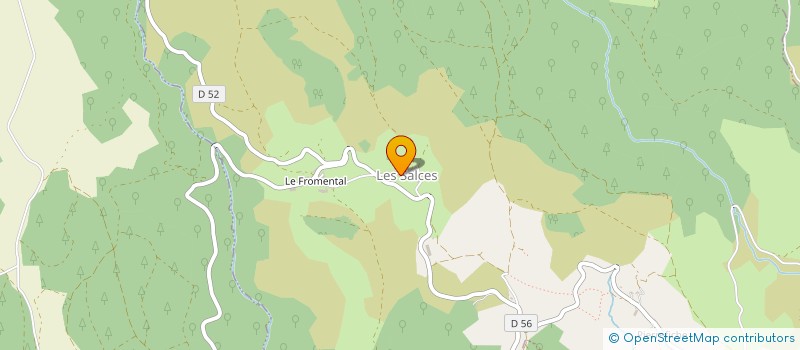 localisation de l'entreprise LA MOUNTASSET SOLAIRE  LES SALCES