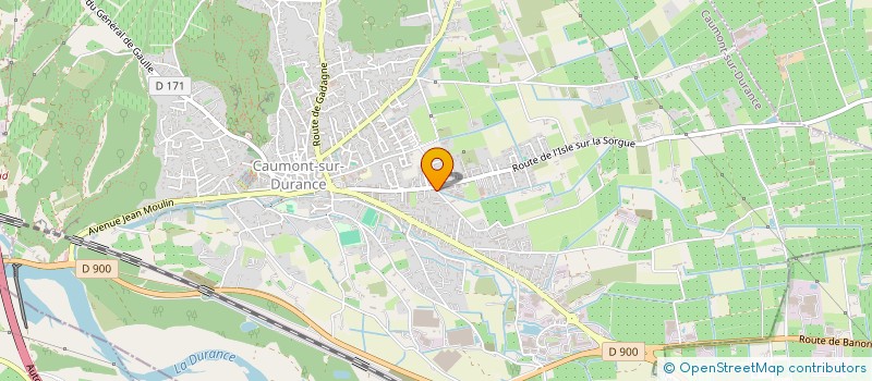 localisation de l'entreprise LA MOUREALE  CAUMONT-SUR-DURANCE