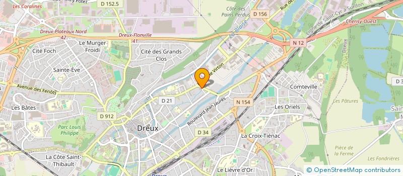 localisation de l'entreprise LA MOURETTE à DREUX