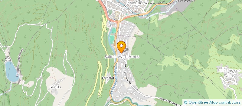localisation de l'entreprise LA MOURIA 2  SALINS-FONTAINE