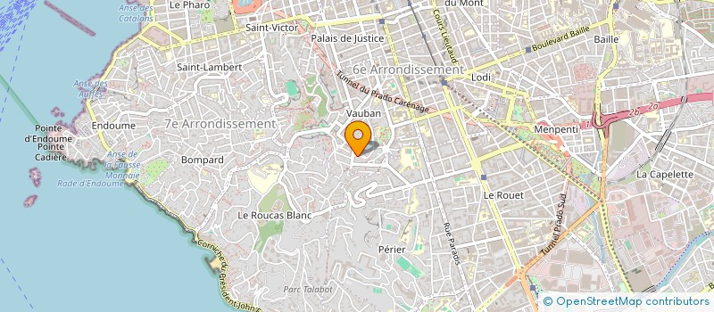 localisation de l'entreprise LA MOURINGUIERE à MARSEILLE