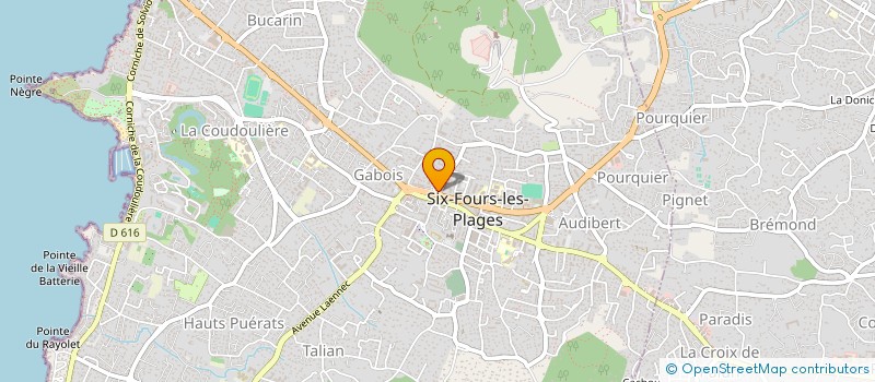 localisation de l'entreprise LA MOUSSE à SIX-FOURS-LES-PLAGES