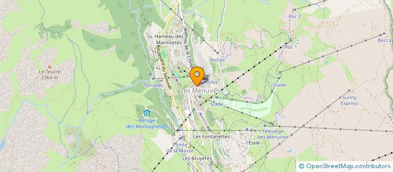 localisation de l'entreprise LA MOUSSE  LES BELLEVILLE