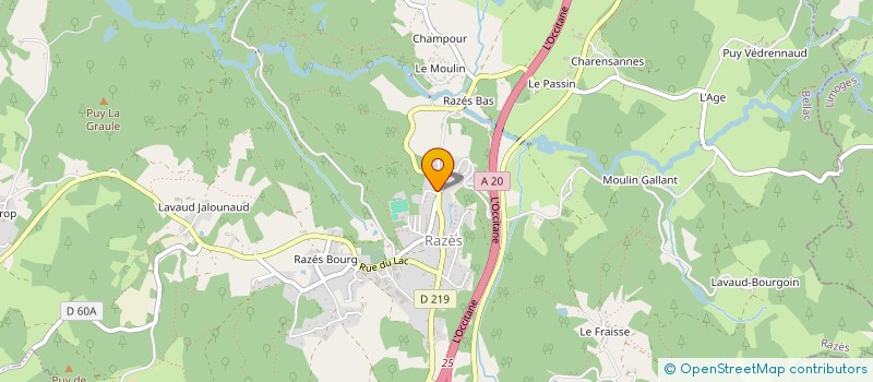 localisation de l'entreprise LA MOUSSE A RAZES à RAZES