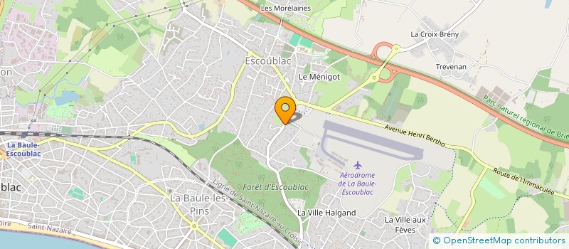 localisation de l'entreprise LA MOUSSETTE  LA BAULE-ESCOUBLAC