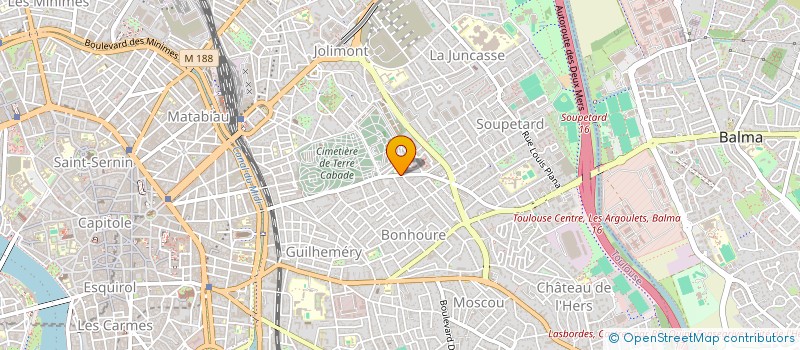 localisation de l'entreprise LA MOUSTACHERIE à TOULOUSE