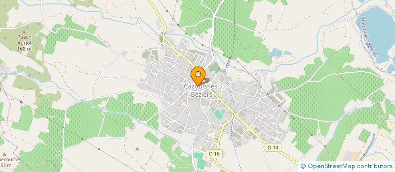 localisation de l'entreprise LA MOUSTERIENNE  CAZOULS-LES-BEZIERS