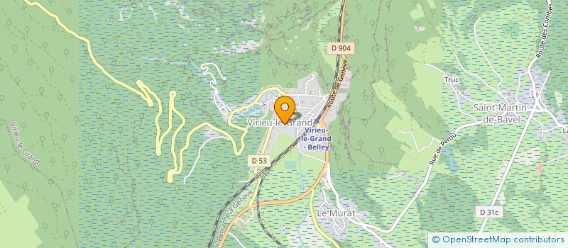 localisation de l'entreprise LA MOUTARDE  VIRIEU-LE-GRAND