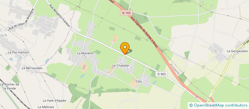 localisation de l'entreprise LA MOUTONNIERE HOUSE  PRINQUIAU