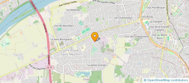 localisation de l'entreprise LA MOUTONTE à SAINT-PRYVE-SAINT-MESMIN