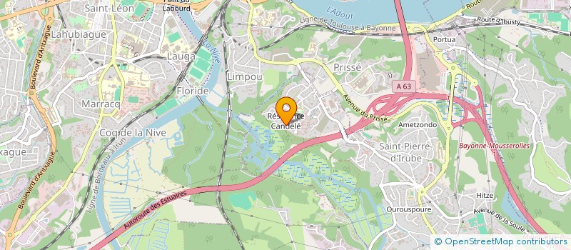 localisation de l'entreprise LA MOUVOTHEQUE  SAINT-PIERRE-D'IRUBE