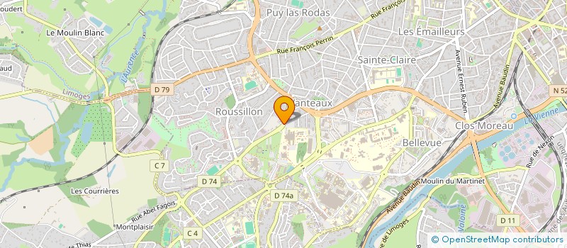 localisation de l'entreprise LA MOVIDA à LIMOGES