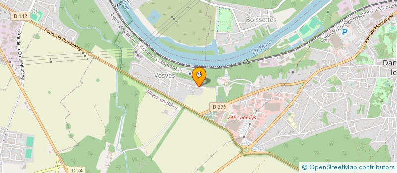 localisation de l'entreprise LA MOVIDA PROD  DAMMARIE-LES-LYS