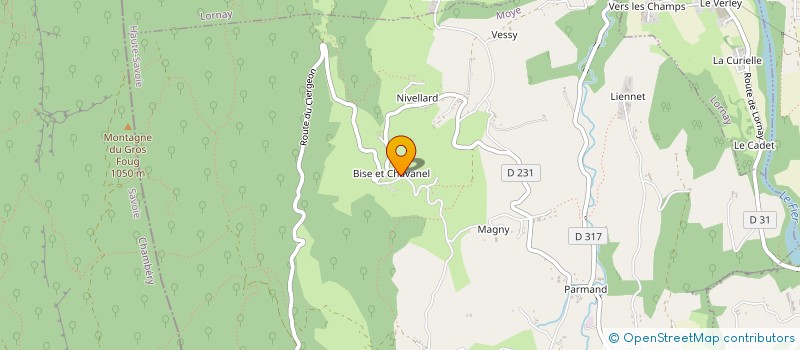 localisation de l'entreprise LA MOYERE  MOYE