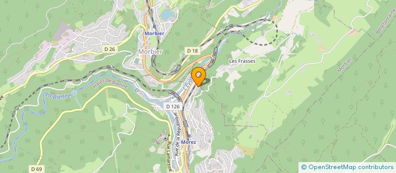 localisation de l'entreprise LA MOYETTE  HAUTS DE BIENNE