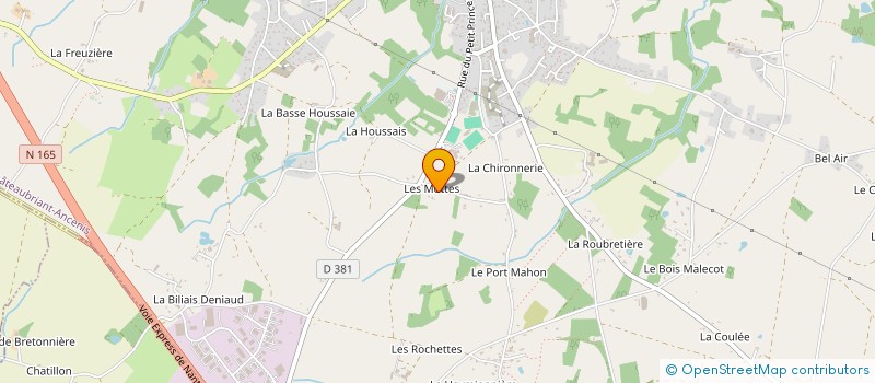 localisation de l'entreprise LA MOZAIK DES GARETTES à VIGNEUX-DE-BRETAGNE