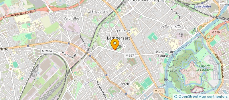 localisation de l'entreprise LA MUANDE à LAMBERSART