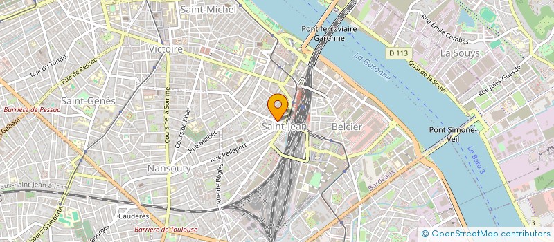 localisation de l'entreprise LA MUE DU TIGRE  BORDEAUX