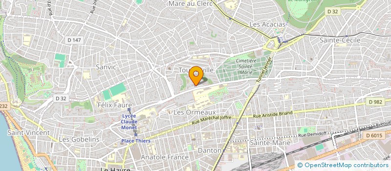 localisation de l'entreprise LA MULE à LE HAVRE