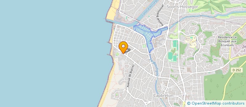 localisation de l'entreprise LA MUNDACA  CAPBRETON