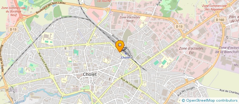 localisation de l'entreprise LA MURENE à CHOLET